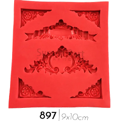 Beysa Surenapart M897 Silikon Şeker Hamuru Kalıbı, 9x10 cm - Beysa