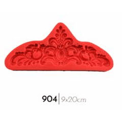 Beysa Surenapart M904 İşlemeli Kemer Silikon Şeker Hamuru Kalıbı, 9x20 cm - Beysa