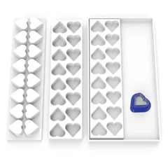 Beysa Surenapart Mgn08 Plastik Petifür Kalıbı, Kalp, 40x21 cm - Beysa