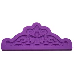 Beysa Surenapart Ml132 İşlemeli 3 Kemer Silikon Şeker Hamuru Kalıbı, 22x10 cm - Beysa