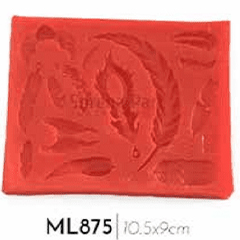 Beysa Surenapart Ml875 Silikon Şeker Hamuru Kalıbı, 10,5x9 cm - Beysa