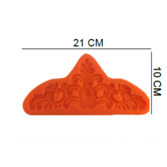 Beysa Taç Silikon Şeker Hamuru Kalıbı, 21x10 cm - Beysa