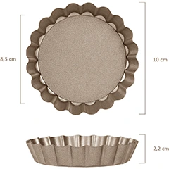Beysa Tart Kalıbı, Altı Çıkmalı, 4lü Set - 2