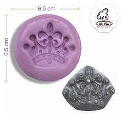 Beysa Tekli Kral Tacı Silikon Kalıp, 6,5x6,5 cm - Beysa
