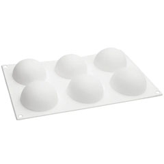 Beysa Yarım Küre Silikon Kek Kalıbı, 6lı - Beysa