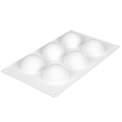 Beysa Yarım Küre Silikon Kek Kalıbı, 6lı - Beysa