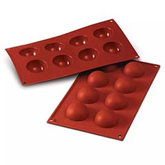 Beysa Yarım Küre Silikon Kek Kalıbı, 8li - Beysa