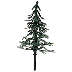 Beysa Yeşil Çam Ağacı Yılbaşı Pasta Süsü, 144lü - Beysa