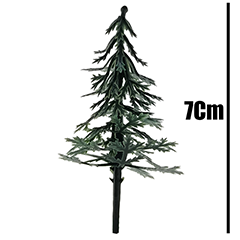 Beysa Yeşil Çam Ağacı Yılbaşı Pasta Süsü, 144lü - Beysa (1)