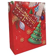 Beysa Yılbaşı Hediyelik Çanta, 3D Çam Ağacı, 12li - Beysa