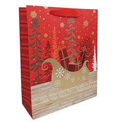 Beysa Yılbaşı Hediyelik Çanta, Kızak Baskılı, 12li - Beysa