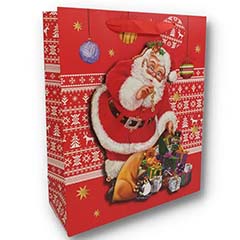 Beysa Yılbaşı Hediyelik Çanta, Zincirli Noel Baba, 12li - Beysa