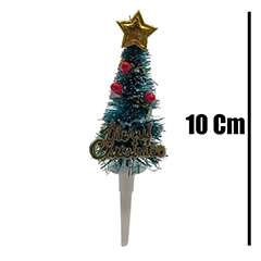 Beysa Yıldızlı Çam Ağacı, Yılbaşı Pasta Süsü, 50li - Beysa (1)