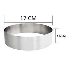 Beysa Yuvarlak Pasta Çemberi, 17x6 cm - Beysa