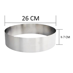 Beysa Yuvarlak Pasta Çemberi, 26 cm - Beysa