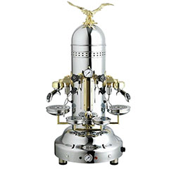 Bezzera Eagle Dome Vertical Chrome Otomatik Espresso Kahve Makinesi, 2 Gruplu - Bezzera