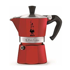 Bialetti Moka Pot Express 3 Cup, Red - Bialetti