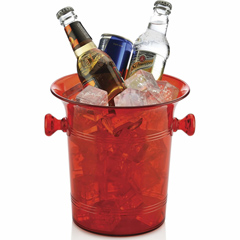 Biradl Single Bottle Cooler, 21x21.5 cm, Red - 2