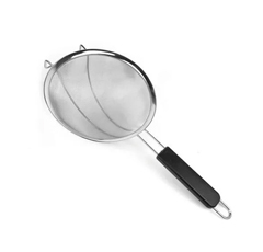 Biradl Supported Steel Milk Sieve, 25 cm - Biradlı