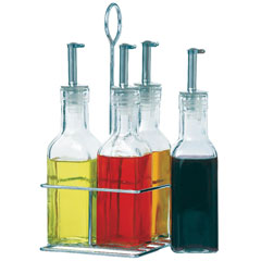 Biradlı 4-Piece Oil and Vinegar Set, 130 cc - Biradlı