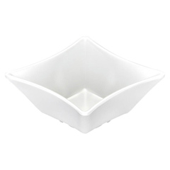 Biradlı Açık Büfe Minimalist, Sosluk, Çerezlik, 8x8x3,5 cm, Beyaz - Thumbnail