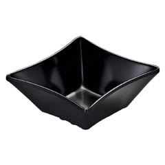 Biradlı Açık Büfe Minimalist, Sosluk, Çerezlik, 8x8x3,5 cm, Siyah - 1