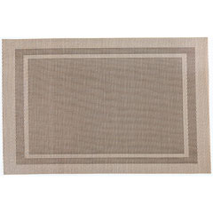 Biradlı Amerikan Servis, Pvc, Desenli, 30x45 cm, Kahverengi, BRD 2065 - Biradlı