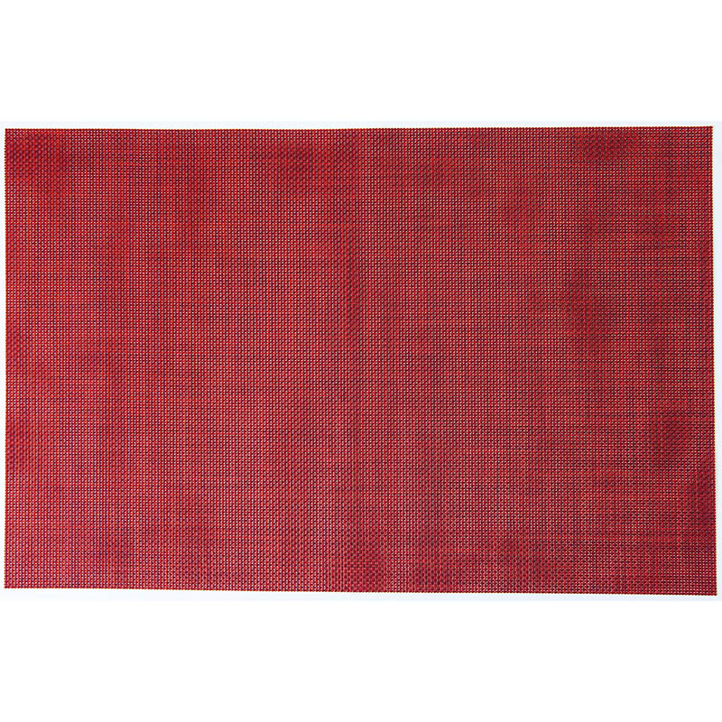 Biradlı Amerikan Servis, Pvc, Desenli, 30x45 cm, Kırmızı