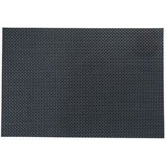 Biradlı Amerikan Servis, Pvc, Desenli, 30x45 cm, Siyah - Biradlı