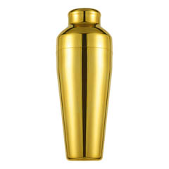 Biradlı BRD-601 French Model Shaker, 600 Cl, Gold - Biradlı