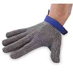 Biradlı Çelik Eldiven, Large, Mavi - Biradlı