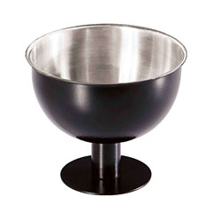 Biradlı Çelik Punch Kasesi, 20x20 cm, Siyah - Biradlı