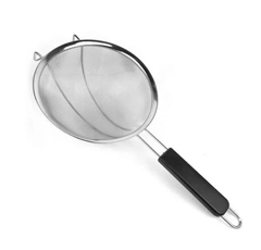 Biradlı Destekli Çelik Süt Süzgeci, 28 cm - Biradlı