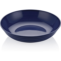 Biradlı Fts-1981 Melamine Plate, Round, 44x10 cm, Navy Blue - Biradlı