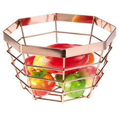 Biradlı HW168 Wire Fruit Bowl, Copper - Biradlı