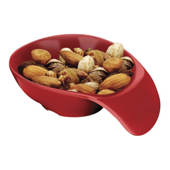 Biradlı Open Buffet Minimalist, Sauce Boat, Snack Bowl, 13x9x3,5 cm, Red - 2