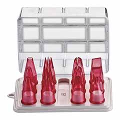 Biradlı Nozzle Set, 12-piece, Polycarbonate - Biradlı