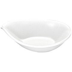 Biradlı Open Buffet Minimalist, Sauce Dish, Snack Bowl, 7x9x2 cm, White - Biradlı