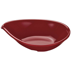 Biradlı Open Buffet Minimalist, Sauce Dish, Snack Dish, 7x9x2 cm, Red - Biradlı