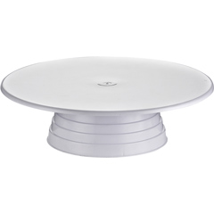 Biradlı Pasta Sıvama Standı, 33 cm, Beyaz - Biradlı