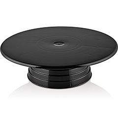 Biradlı Pastry Icing Stand, 33 cm, Black - Biradlı