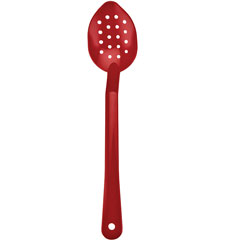 Biradlı Policarbon Servis Kaşığı, Delikli, 34 cm, Kırmızı - Biradlı