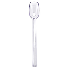 Biradlı Polikarbon Zeytin Kaşık, 26 cm, Şeffaf - Biradlı