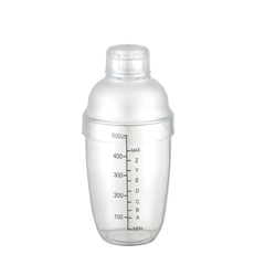 Biradlı Polycarbonate Cocktail Shaker, 500 cc - Biradlı