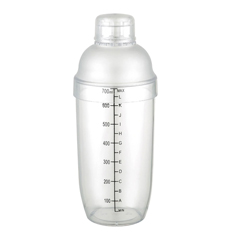 Biradlı Polycarbonate Cocktail Shaker, 700 cc - Biradlı