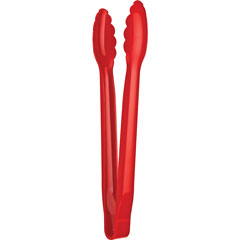 Single Polycarbonate Serving Tongs, 30 cm, Red - Biradlı
