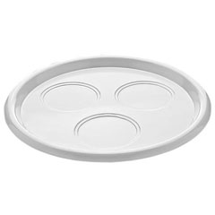 Biradlı Round Turkish Coffee Presentation Tray, 19 cm - Biradlı