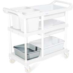 Biradlı Service Cart Spare Bucket, Medium, 37.5x31.5x14 cm - Biradlı
