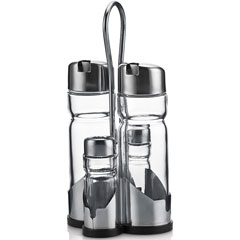 Biradlı Set of 4 Oil and Vinegar Dispensers, 150 cc - Biradlı
