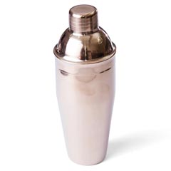 Biradlı Steel Cocktail Shaker, 700 Cl, Copper - Biradlı
